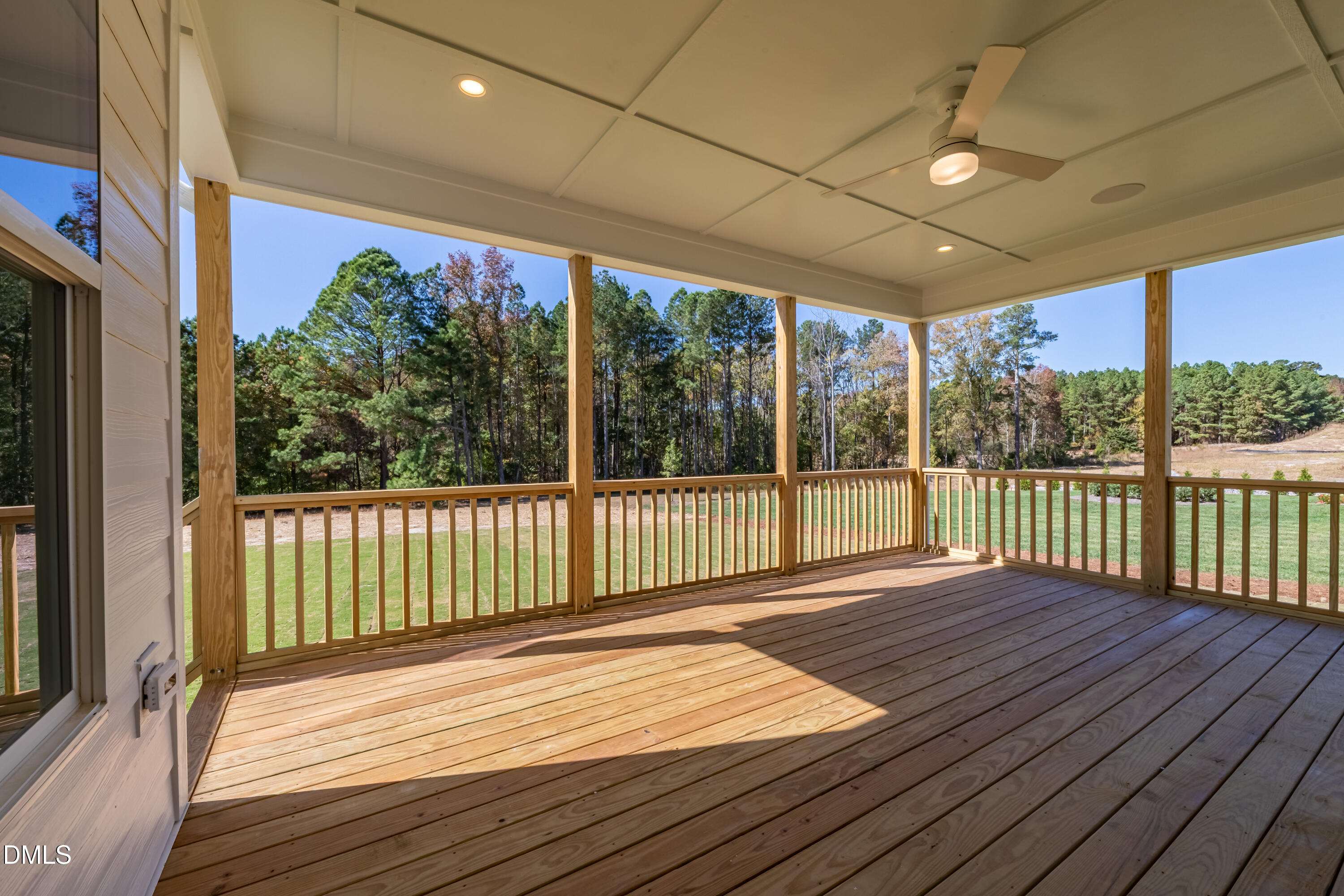 5709 Flowery Mdw Court Wake Forest, NC 27587 - Photo 32 of 69 a view of balcony with wooden floor