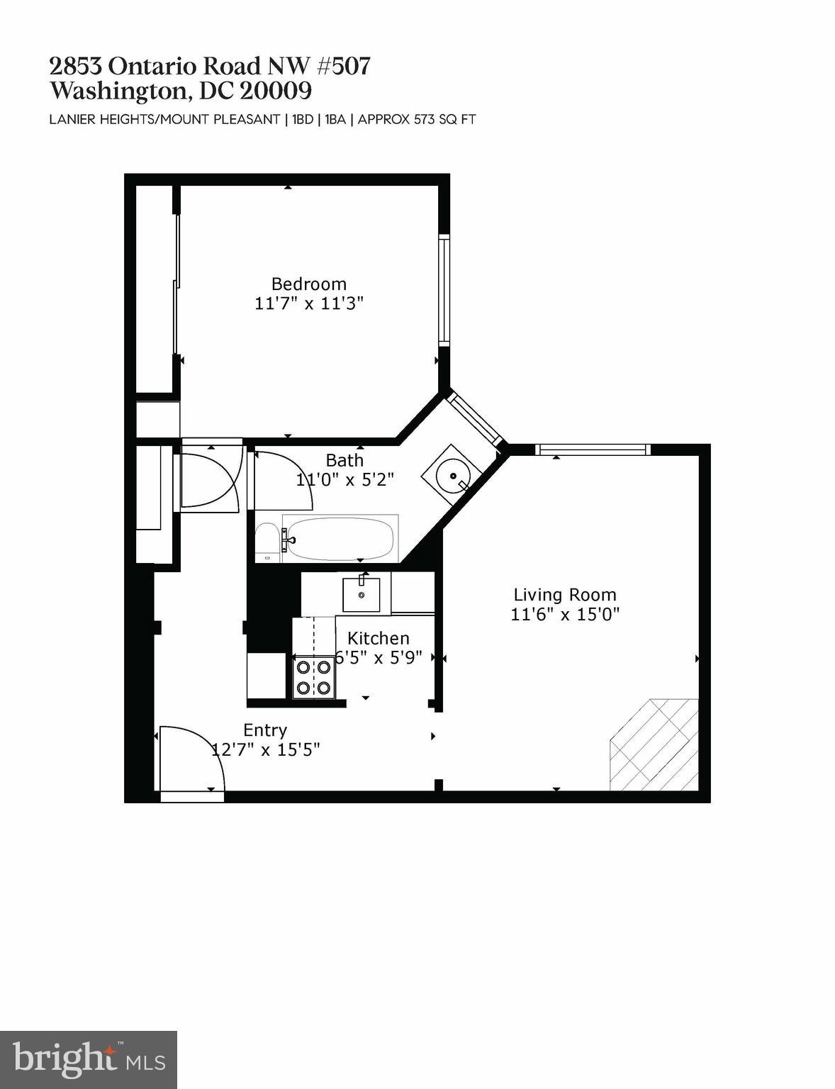 2853 Ontario Road Northwest, Unit 507 Washington, DC 20009 - Photo 3 of 47 Gallery Image 3