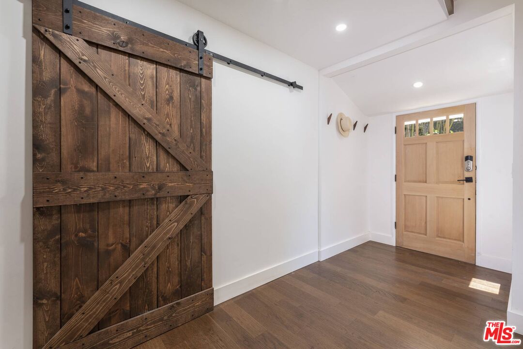 2429 Outpost Drive Los Angeles, CA 90068 - Photo 23 of 29 a view of entryway with wooden floor