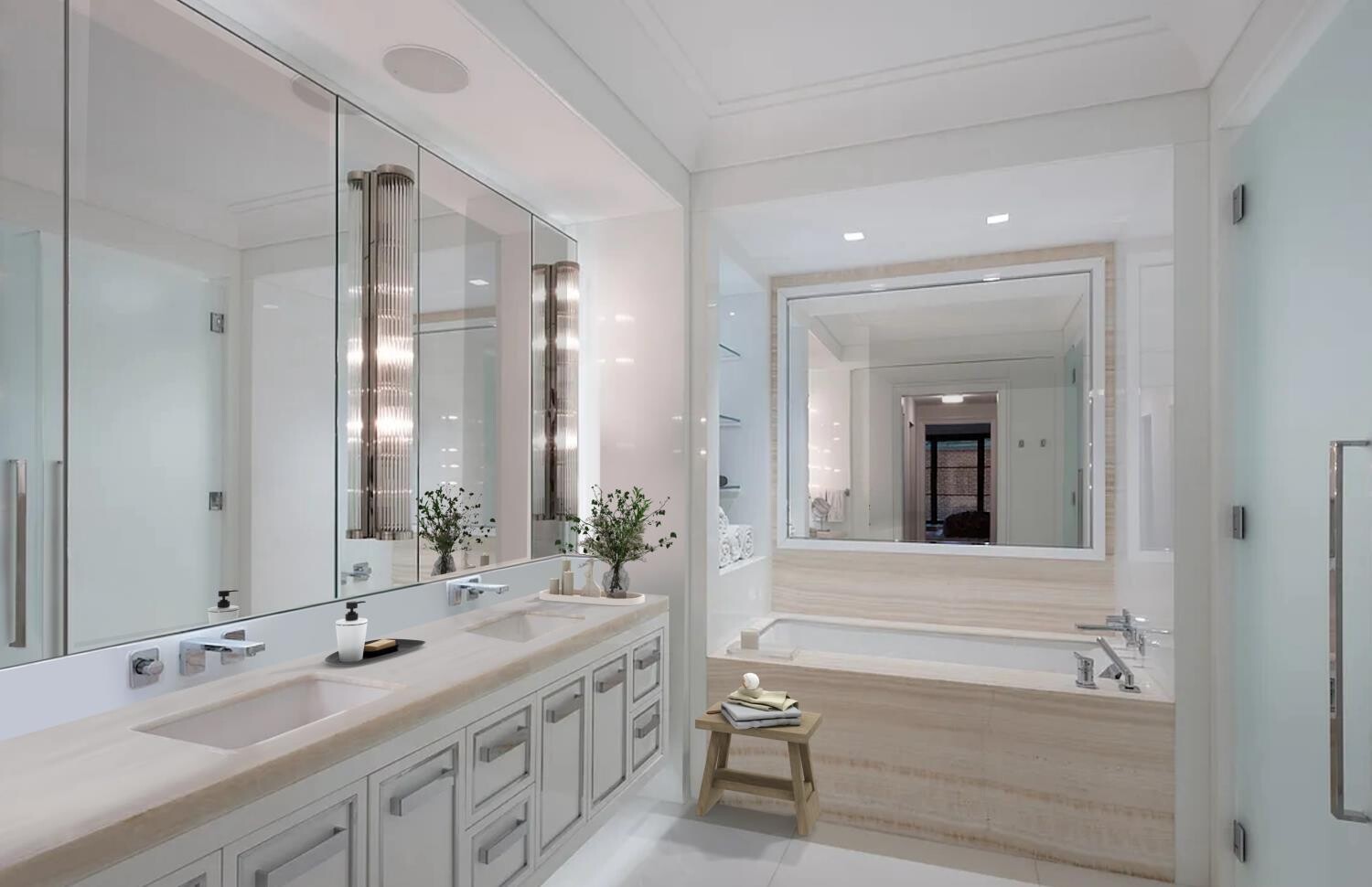 155 East 79th Street, Unit MAIS Manhattan, NY 10075 - Photo 6 of 10 a bathroom with a sink and a mirror