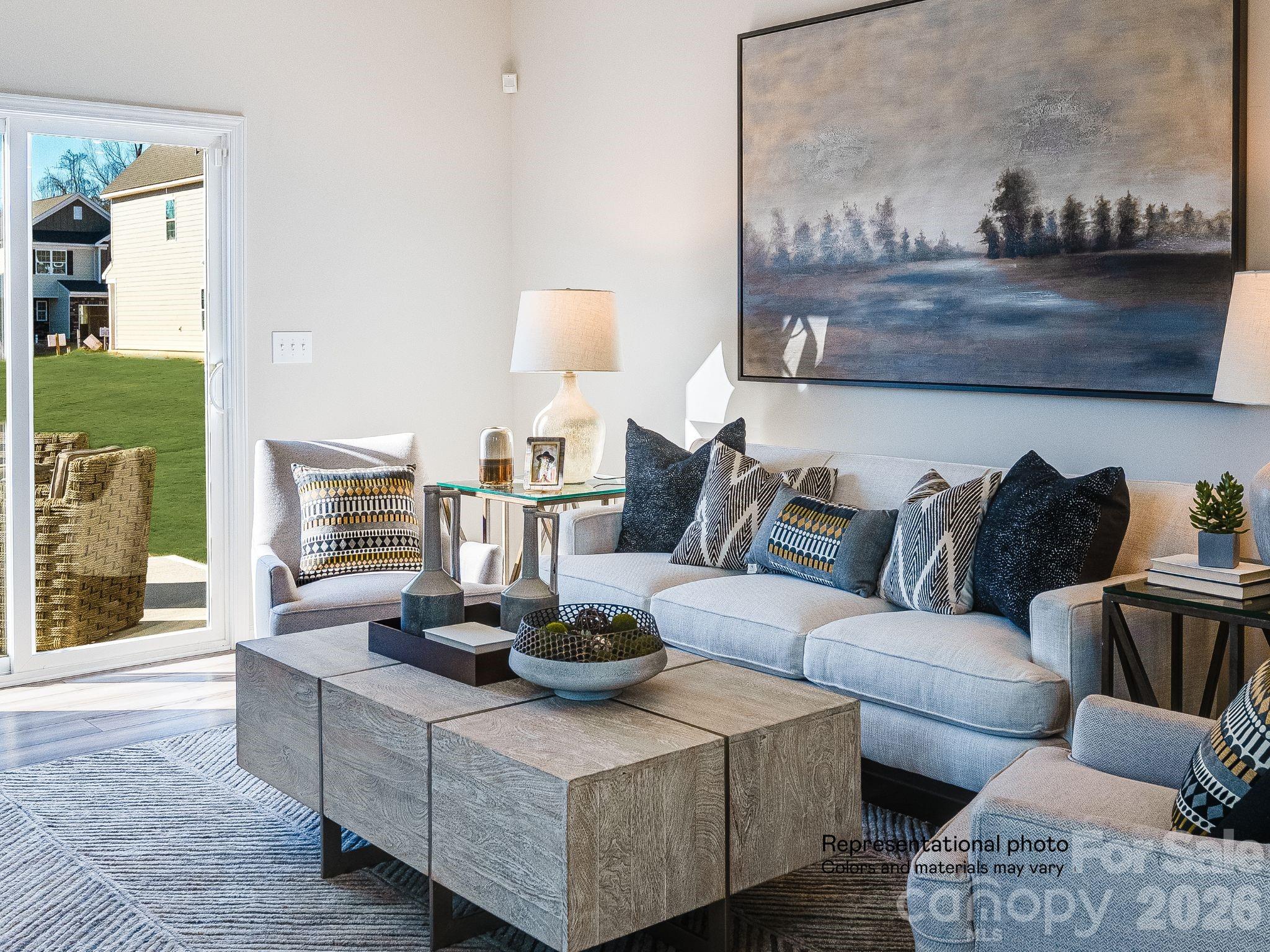 1015 Widgeon Way, Unit 203 Belmont, NC 28012 - Photo 8 of 17 a living room with furniture and painting on wall