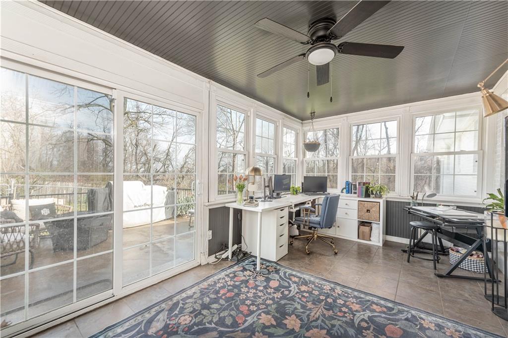 15 Watson Street Sewickley, PA 15143 - Photo 13 of 43 a view of a workspace with furniture and a window