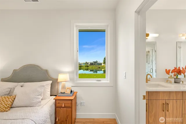 a living room with a couch and a window