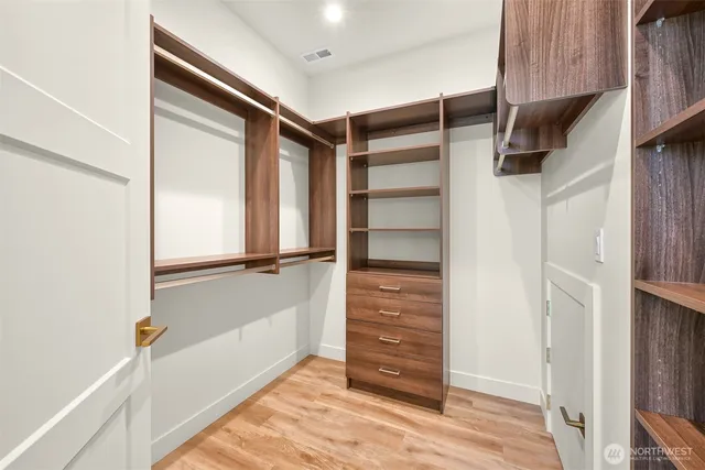 a view of walk in closet