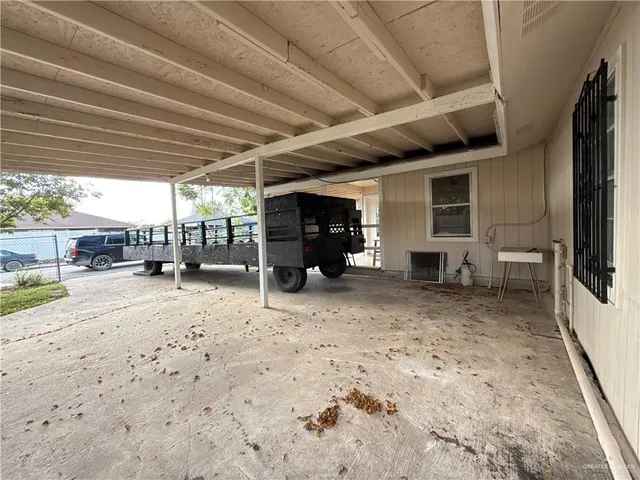 a view of a storage utility room