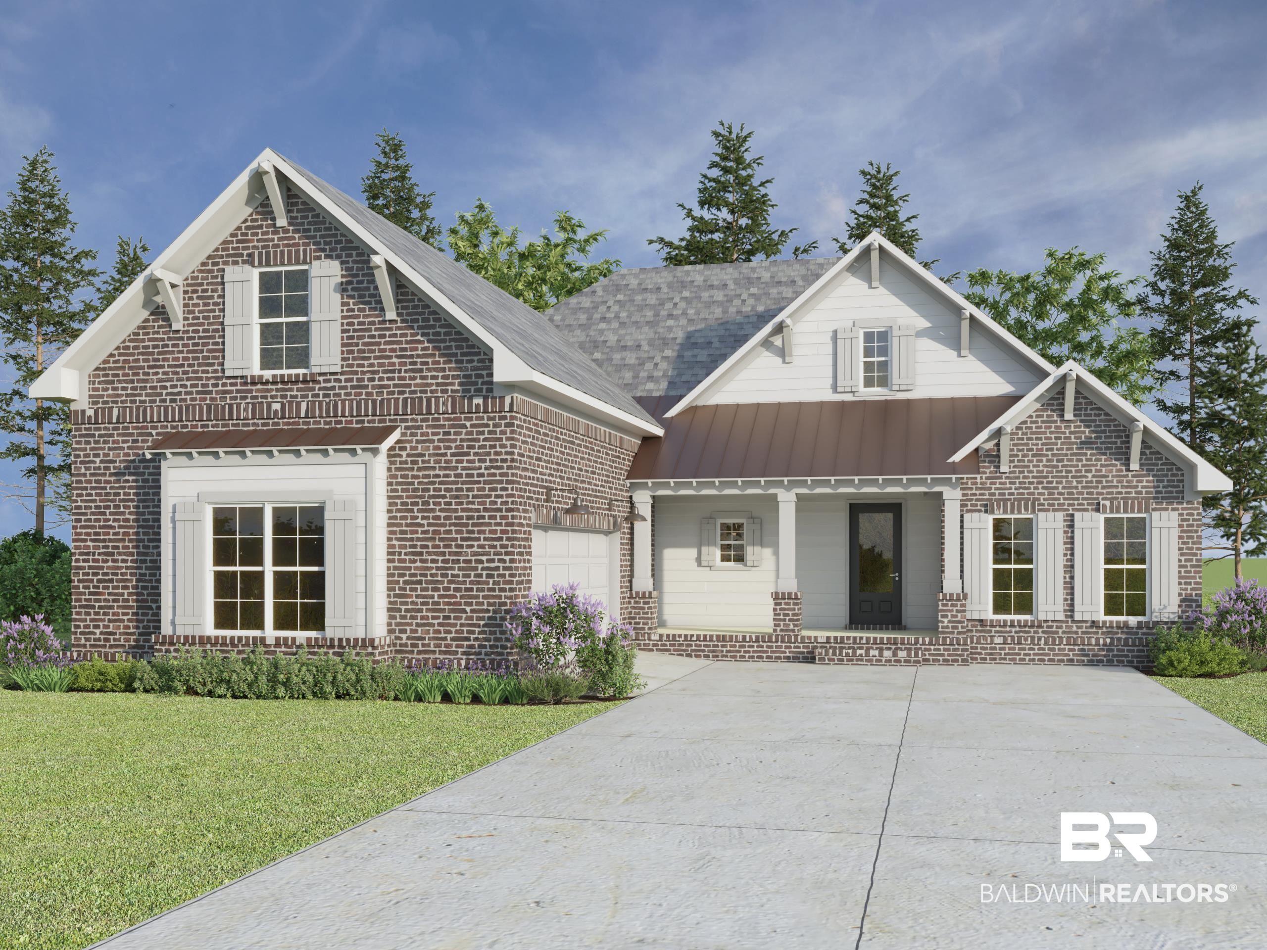 27438 Patch Pl Loop Daphne, AL 36526 - Photo 1 of 3 Brick and siding exterior with a dark shingle roof