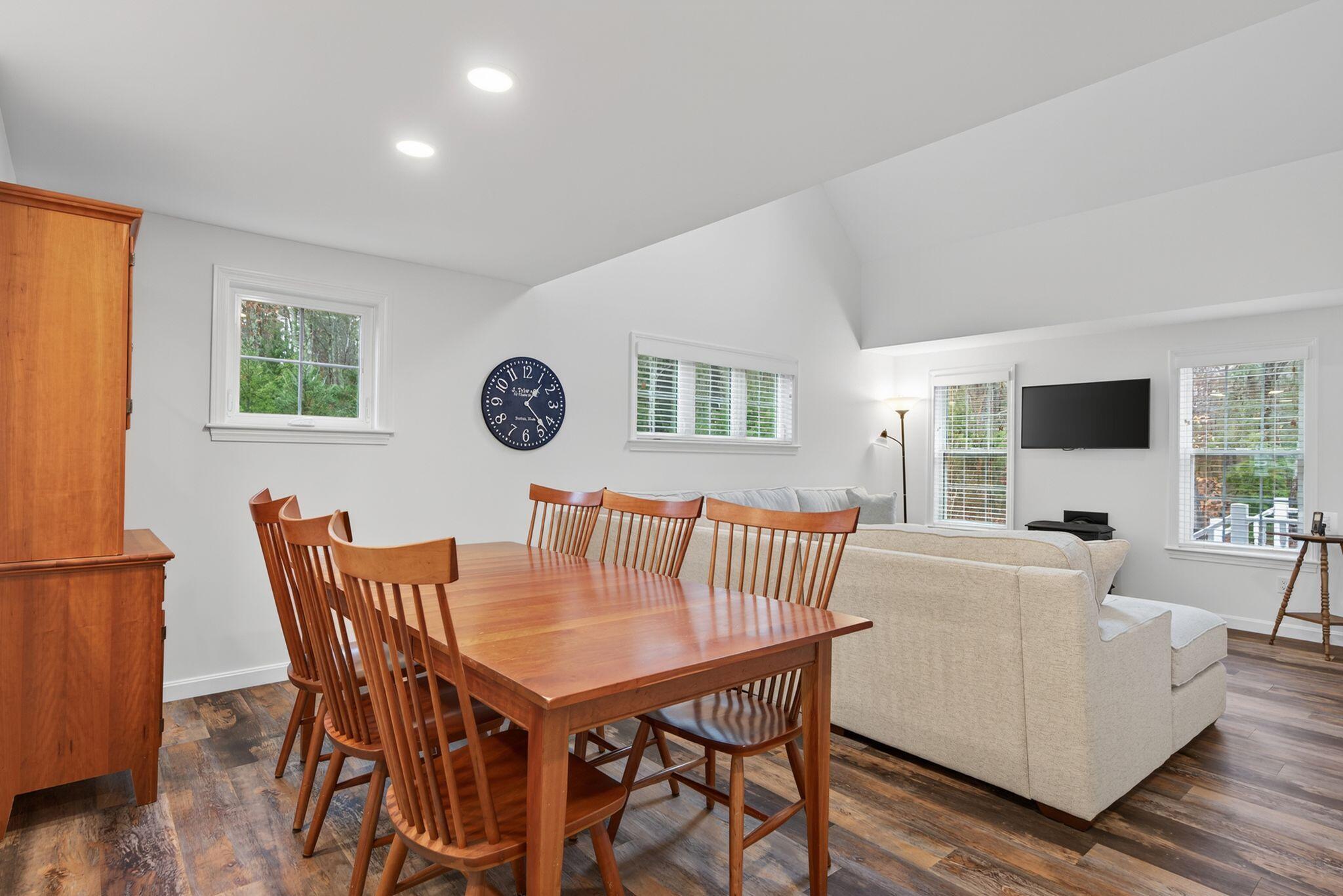 Open dining room