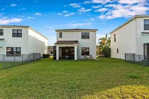 a house view with a garden space
