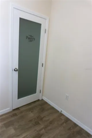 a view of an empty room