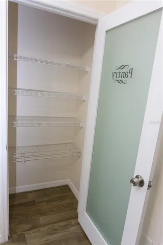 a view of walk in closet