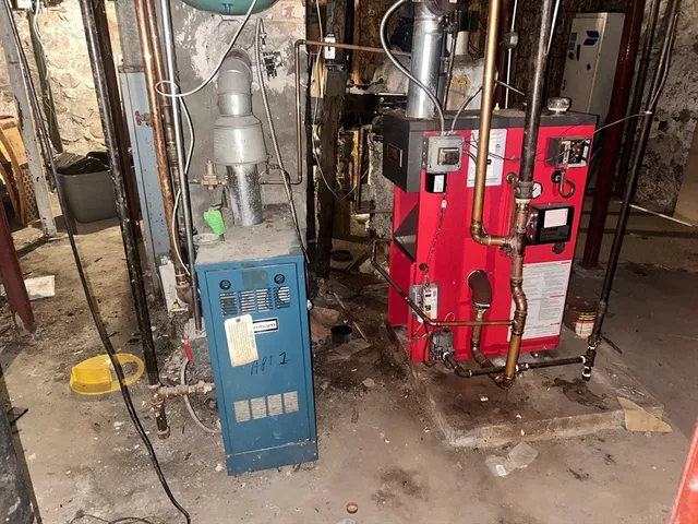 a view of water heater room