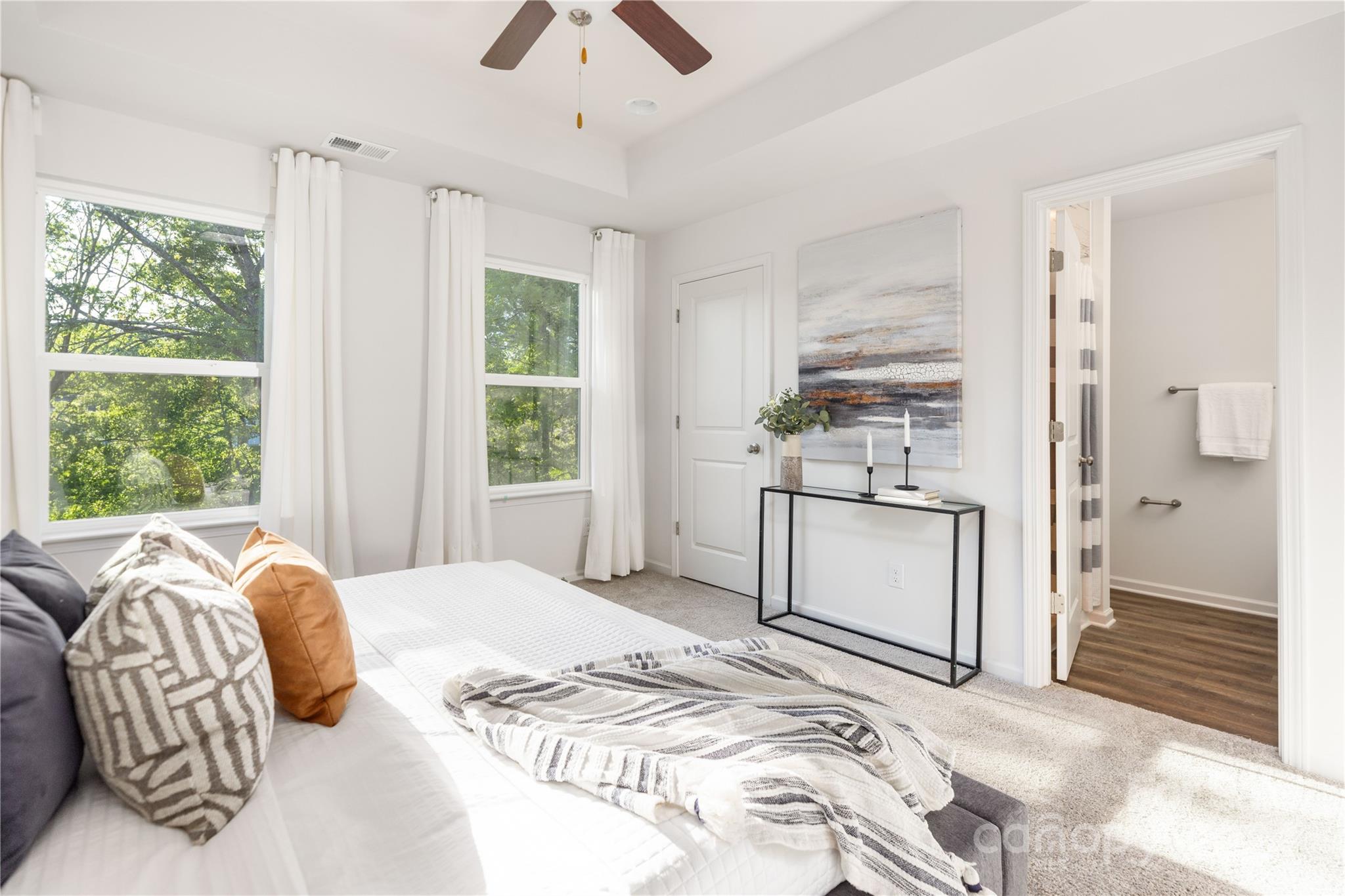 4329 Perkins Road Charlotte, NC 28269 - Photo 14 of 28 a bedroom with a bed and a window
