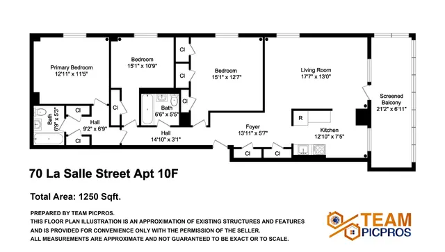 $760,000 | 70 La Salle Street, Unit 10F | Morningside Heights