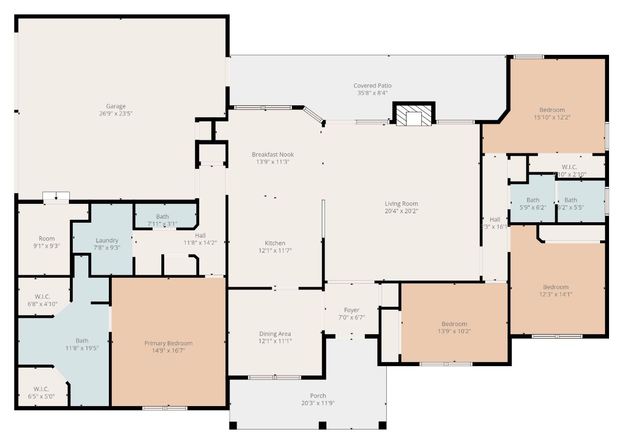 420 Rundberg Drive Jarrell, TX 76537 - Photo 28 of 28 floor plan