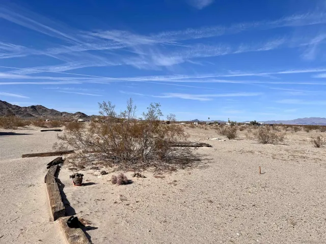 a view of a lake with a mountain in the background