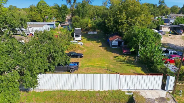 a backyard of a house