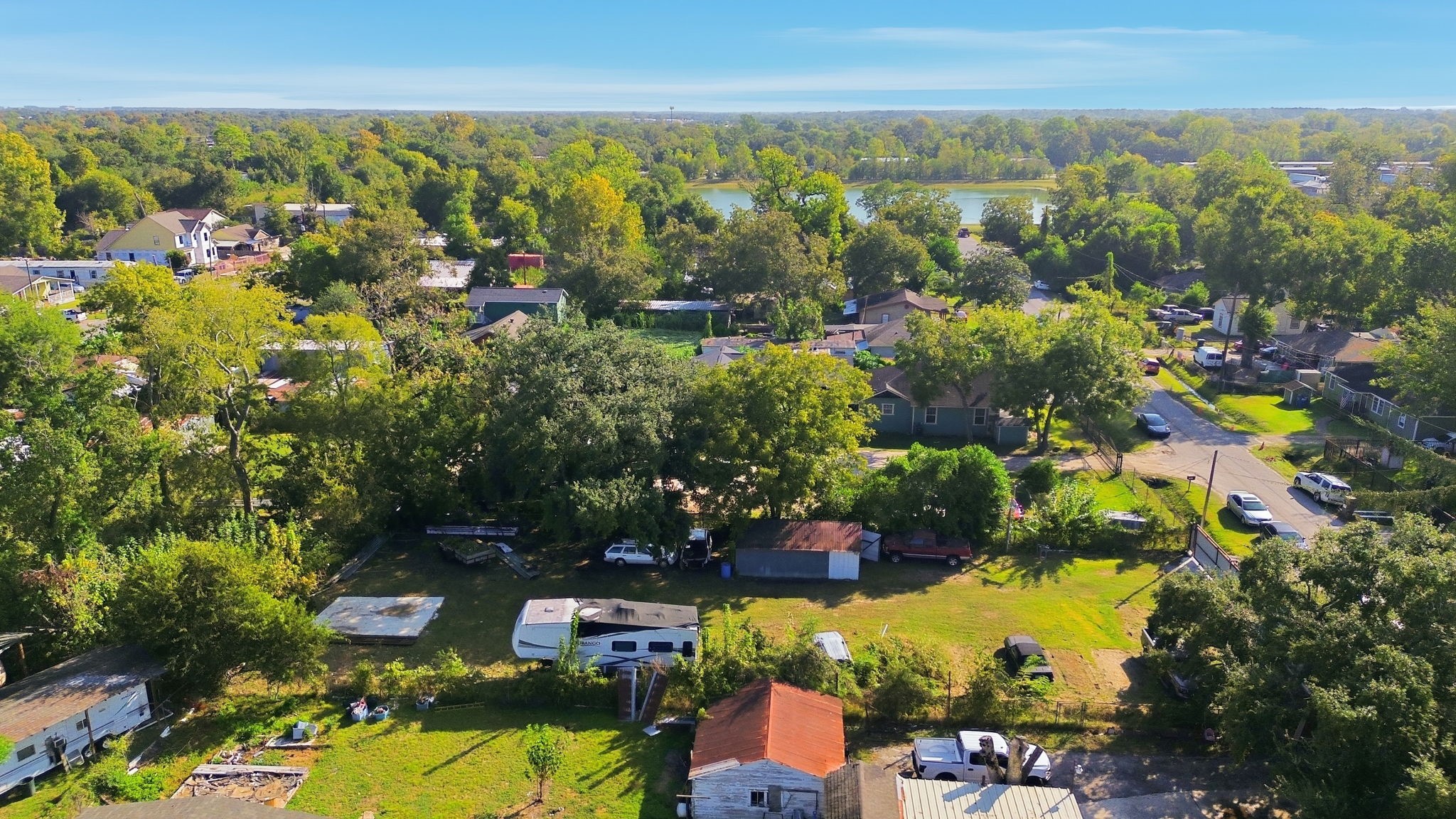 321 East Lorino Street Houston, TX 77037 - Photo 4 of 15 an aerial view of a houses with a yard