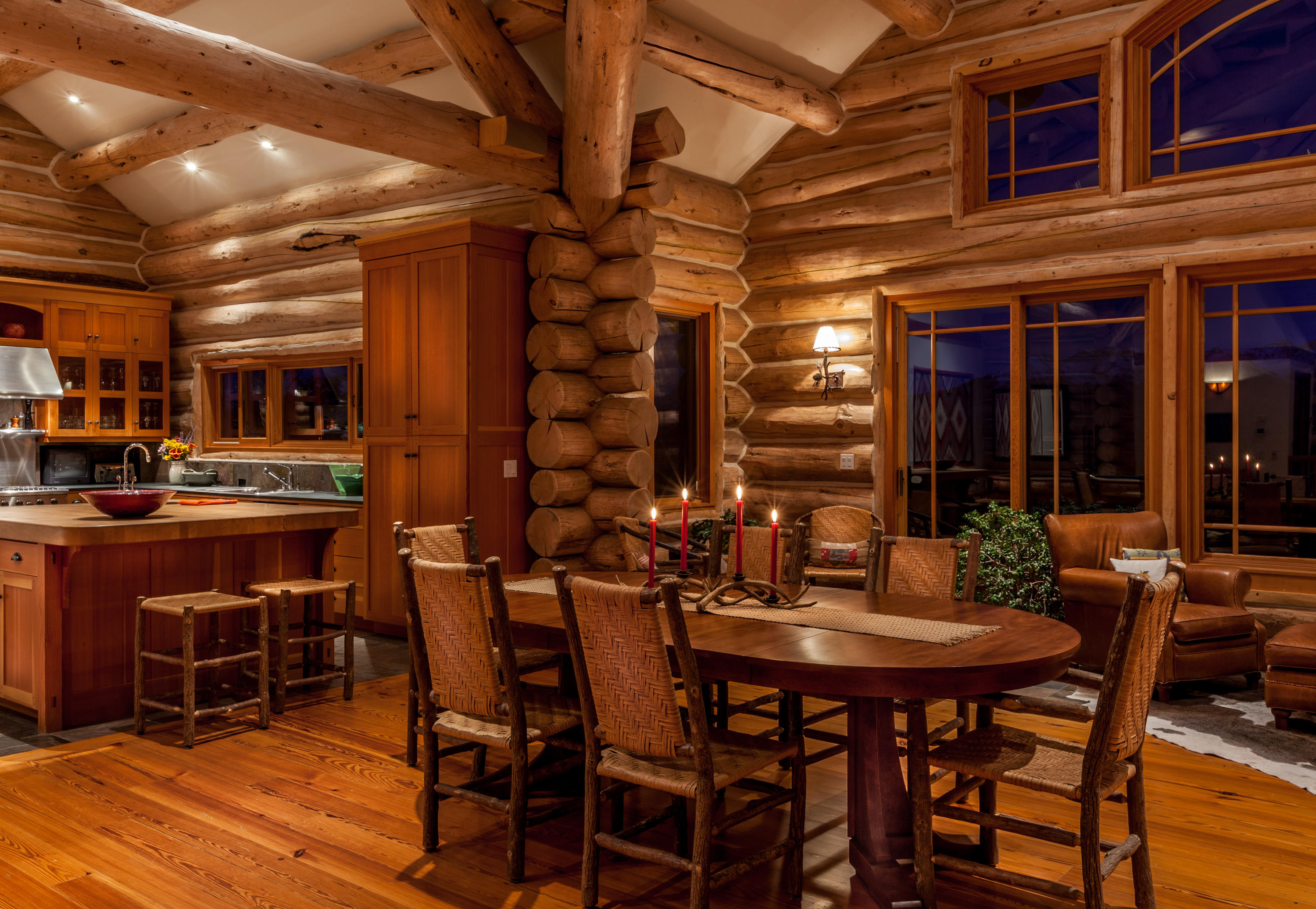 2505 McClure Road Ridgway, CO 81432 - Photo 12 of 33 a view of a dining table and chairs in the patio