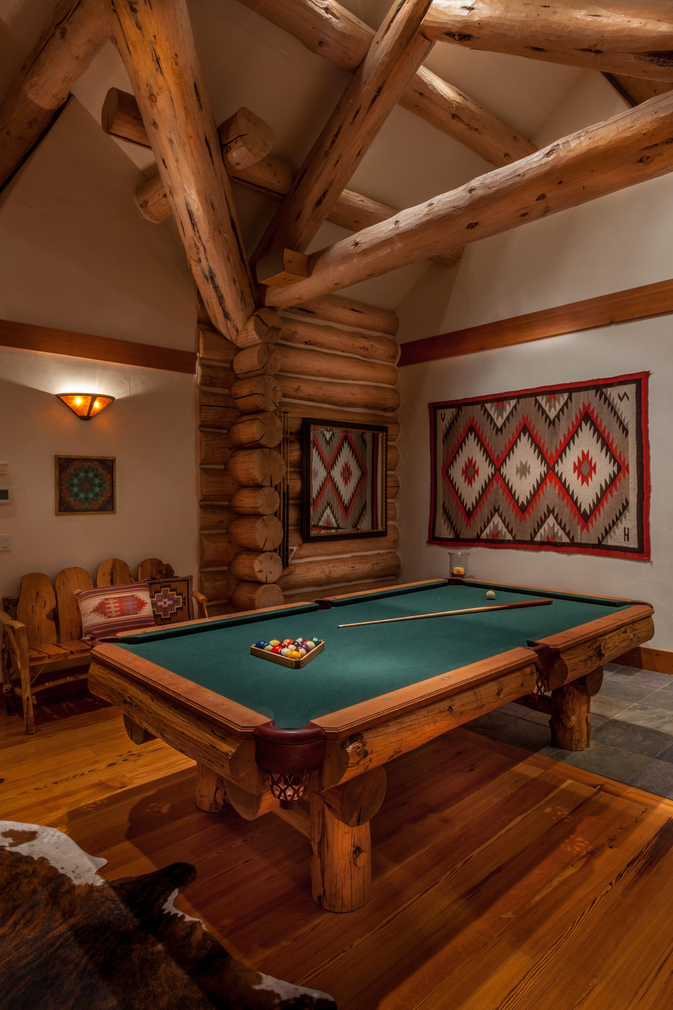 2505 McClure Road Ridgway, CO 81432 - Photo 15 of 33 a table tennis table sitting in a room