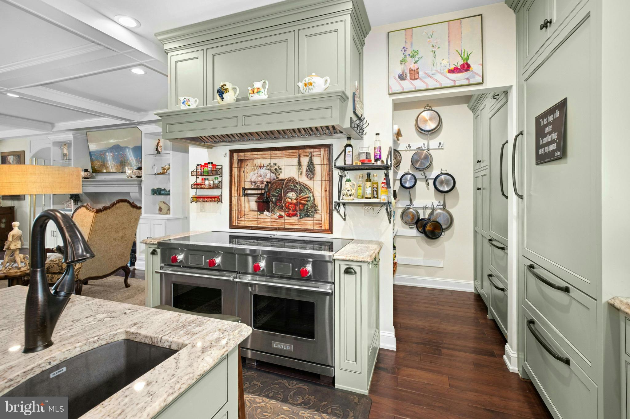 1305 Ridge Valley Road Sellersville, PA 18960 - Photo 12 of 59 a view of a kitchen with fridge and wooden floor