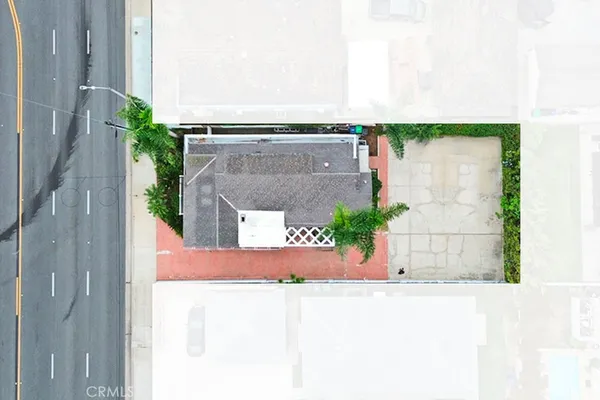 an aerial view of multiple houses
