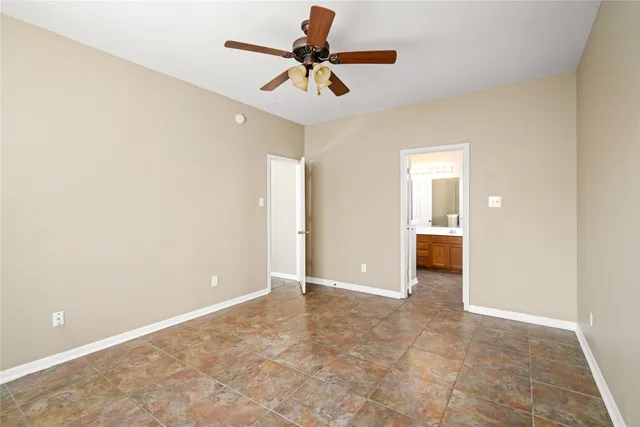 wooden floor in an empty room and a cabinet