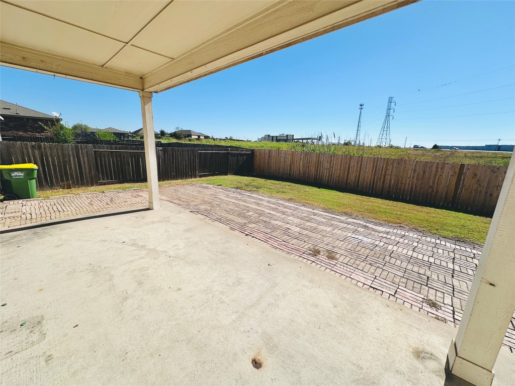 19309 W.T. Gallaway Street Manor, TX 78653 - Photo 35 of 38 a view of a backyard