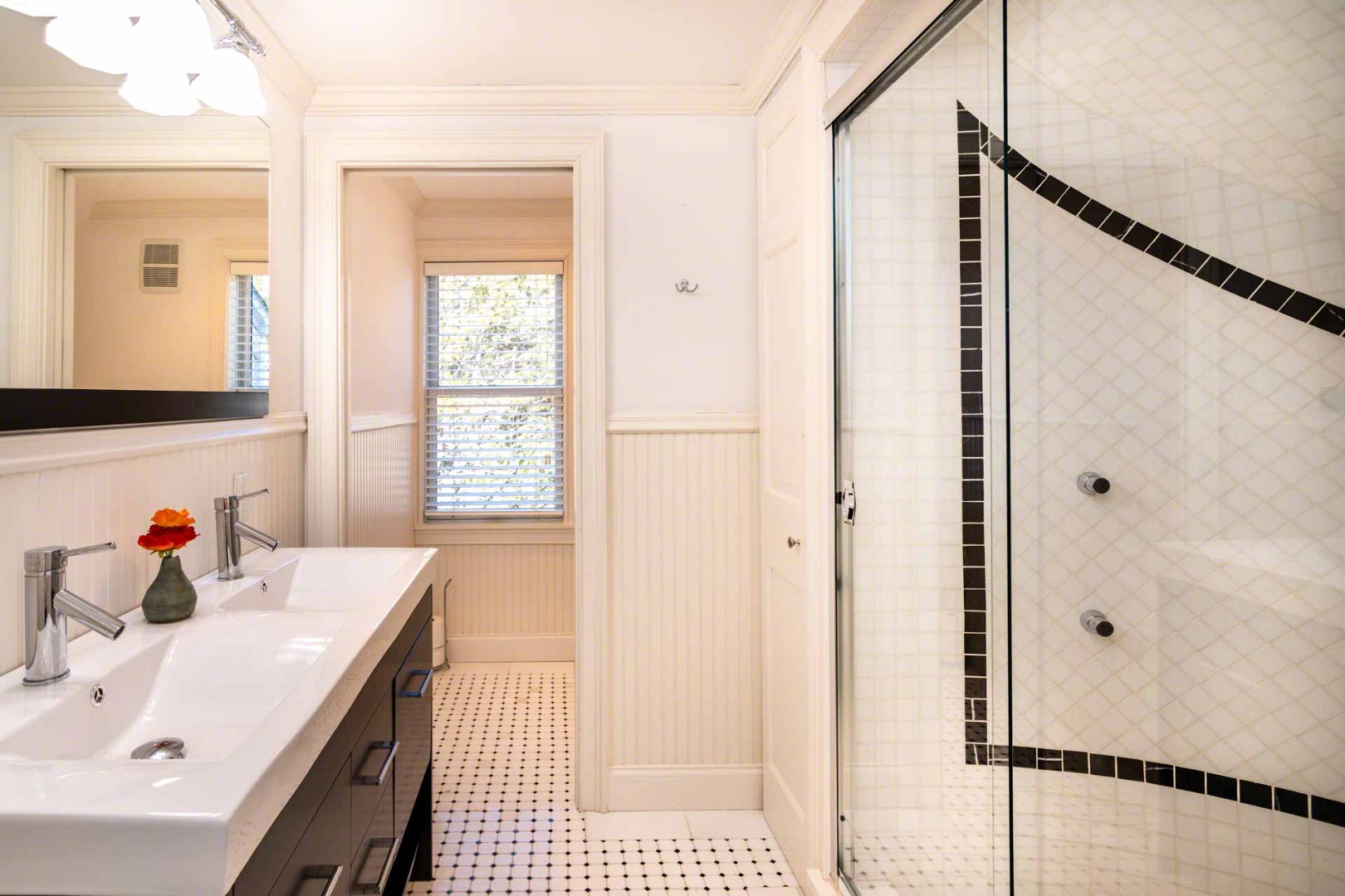 63 Norton Orchard Road Edgartown, MA 02539 - Photo 26 of 43 a bathroom with a sink and a shower