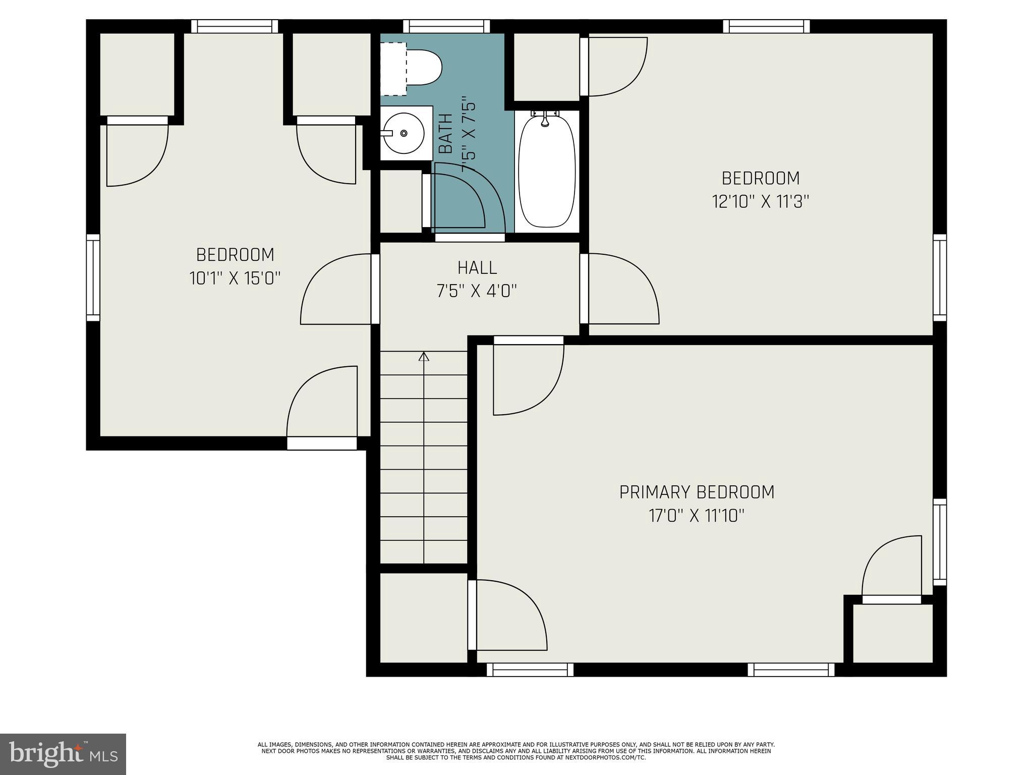 1105 Church Road Oreland, PA 19075 - Photo 31 of 32 2nd Floor Floorplan