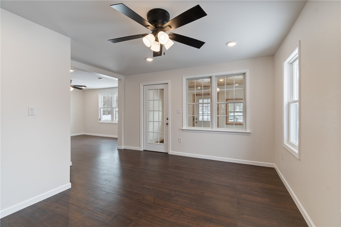 52 State Street Sodus, NY 14551 - Photo 11 of 29 The view to the front entrance - the enclosed fron