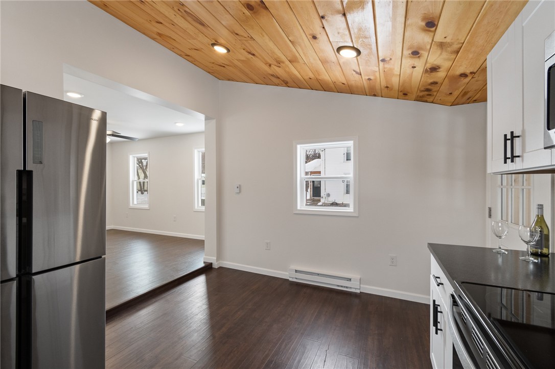 52 State Street Sodus, NY 14551 - Photo 10 of 29 The knotty pine square edge boards give a RUSTIC l