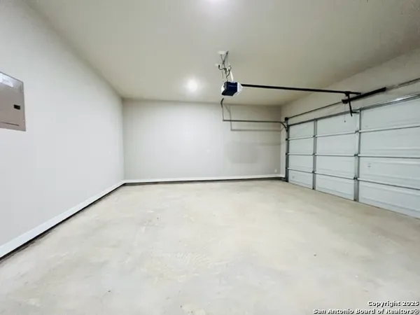 a view of a garage