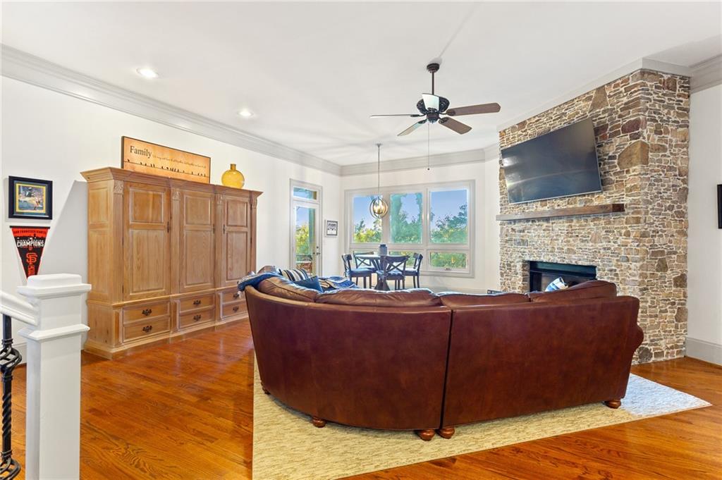1319 Deer Run Ridge Jasper, GA 30143 - Photo 29 of 67 a living room with couches and a fireplace