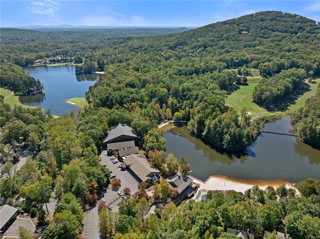 1319 Deer Run Ridge Jasper, GA 30143 - Photo 62 of 67 an aerial view of a house with a lake view