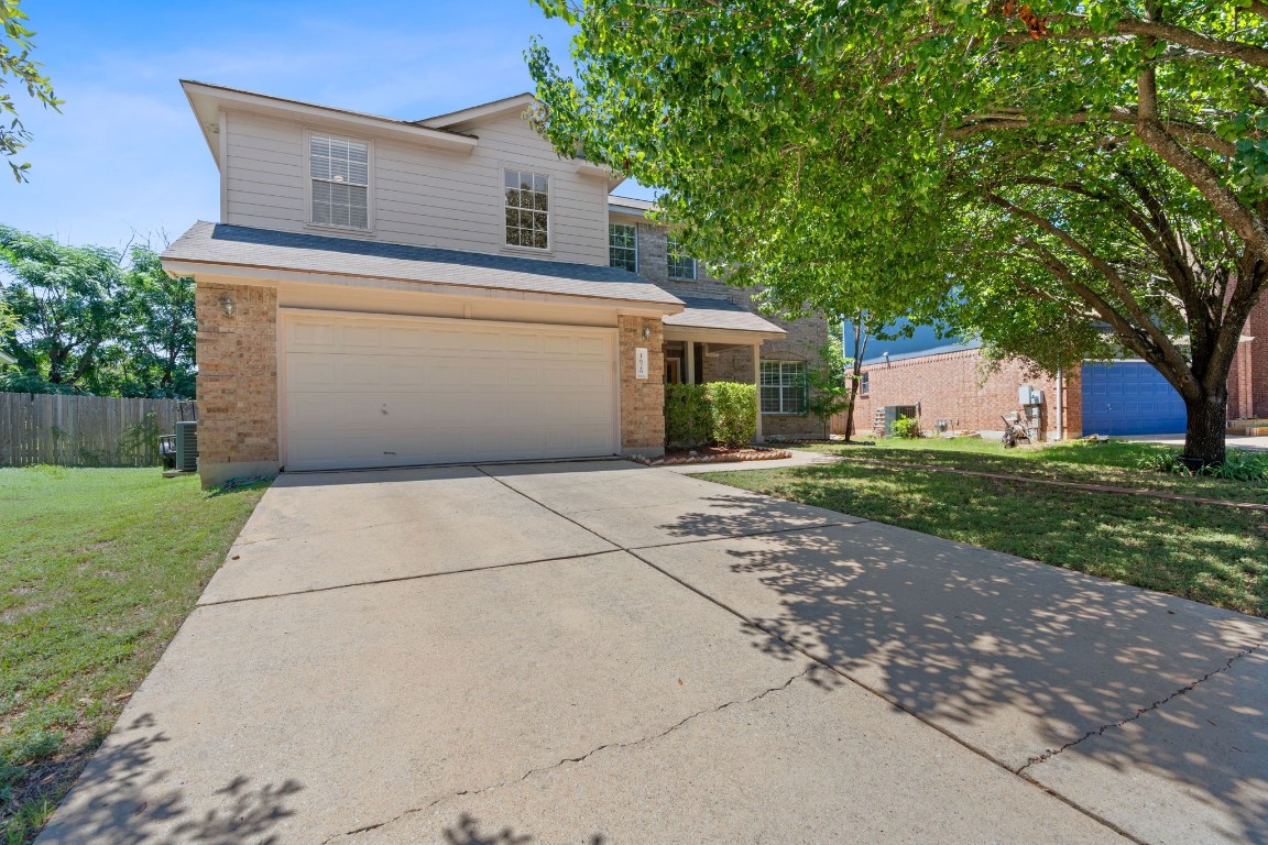 a front view of house with yard