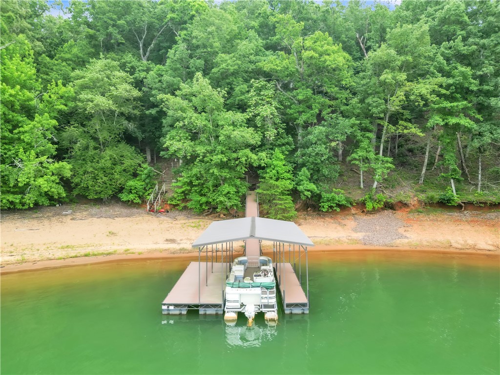 149 Inlet Pointe Drive Anderson, SC 29625 - Photo 35 of 43 Boasting a private dock with a covered slip, this lakefront property offers direct water access.