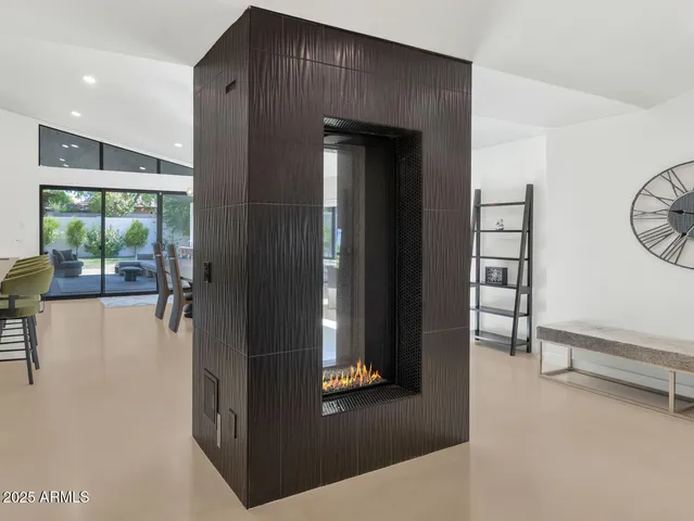 a view of a hallway with interior of the house