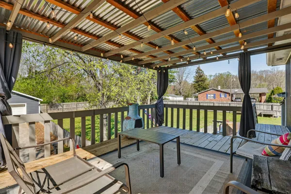 a view of a chairs in balcony