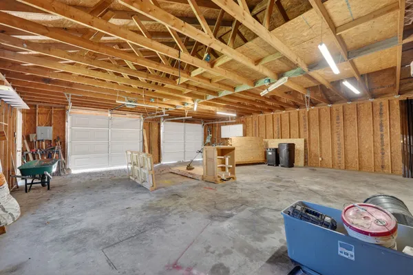 a view of car garage