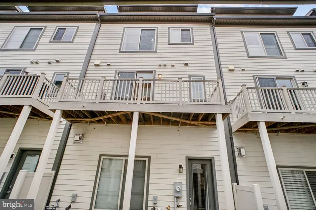 a view of a building with a window