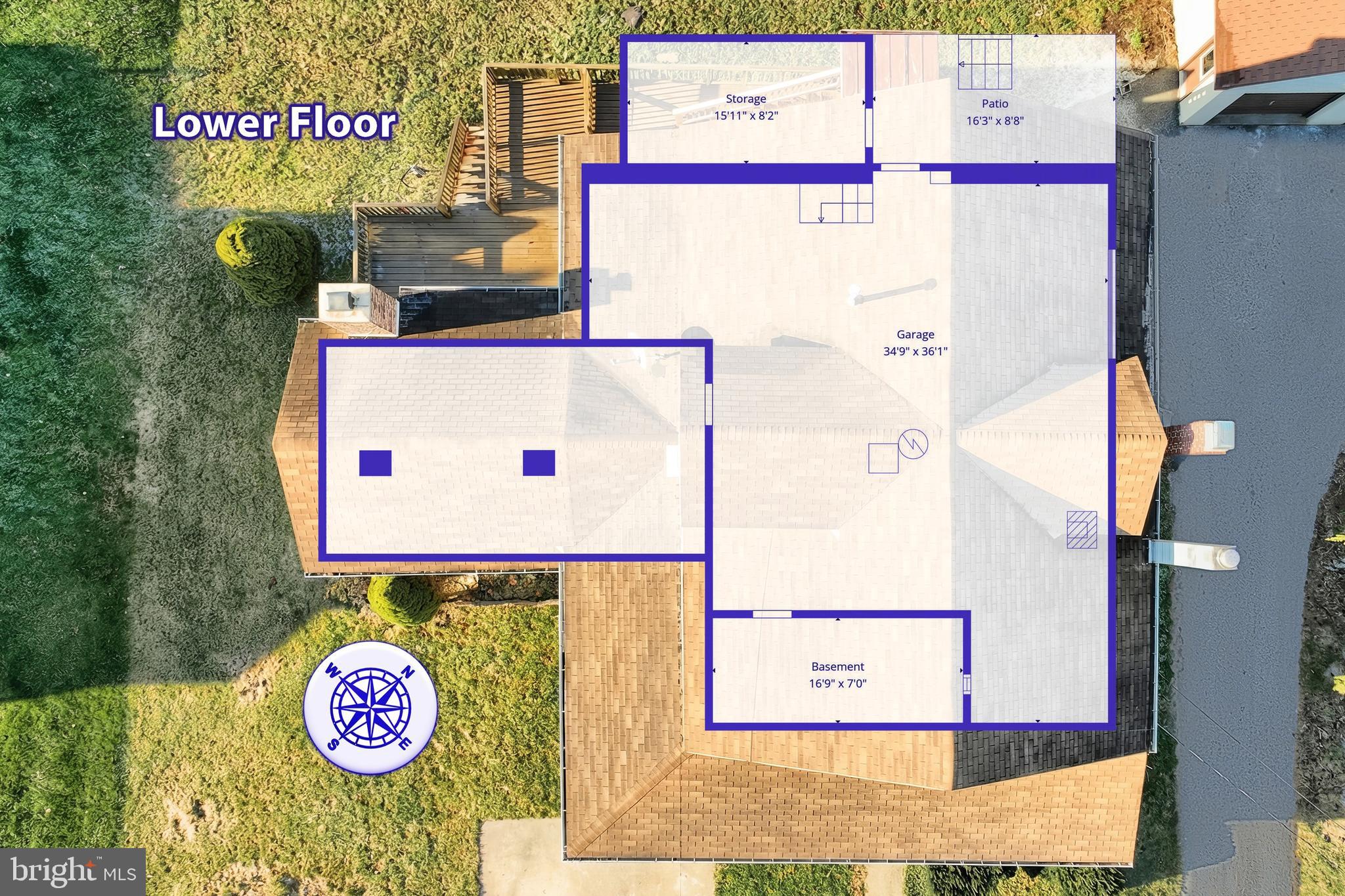 9446 East Springfield Road Seven Valleys, PA 17360 - Photo 50 of 53 Basement floor plan