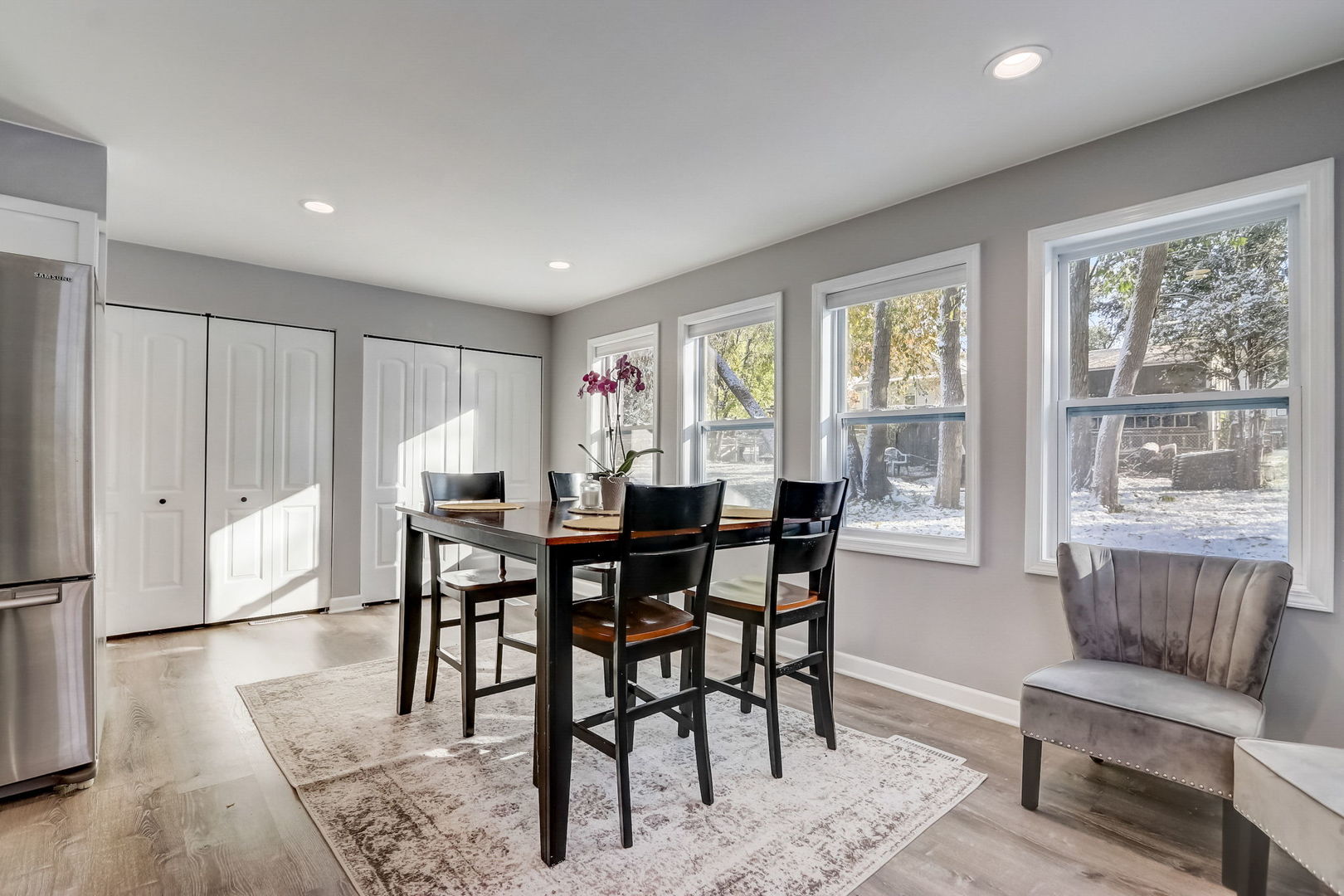 35671 North Wilson Road Ingleside, IL 60041 - Photo 20 of 52 a view of a a dining room with furniture window and wooden floor