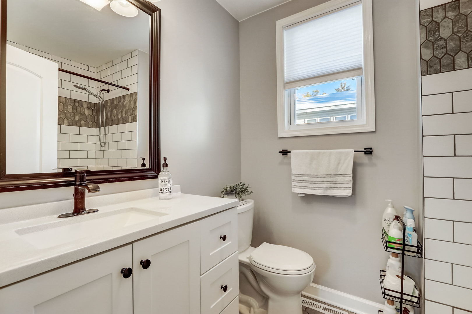 35671 North Wilson Road Ingleside, IL 60041 - Photo 23 of 52 a bathroom with a sink a toilet and mirror