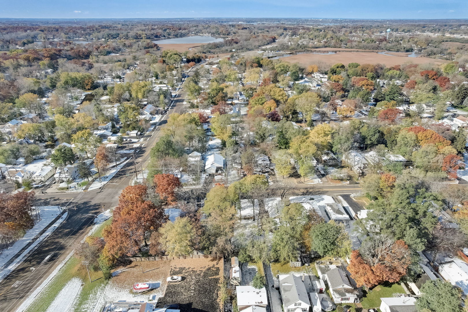 35671 North Wilson Road Ingleside, IL 60041 - Photo 43 of 52 an aerial view of residential houses with outdoor space