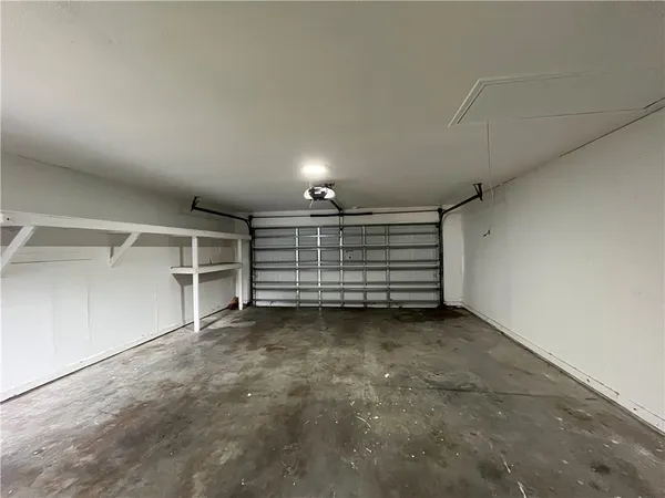 a view of a room with an empty space