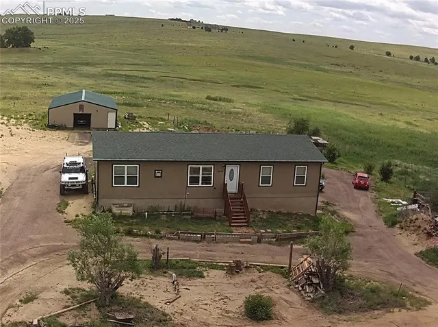a backyard of a house