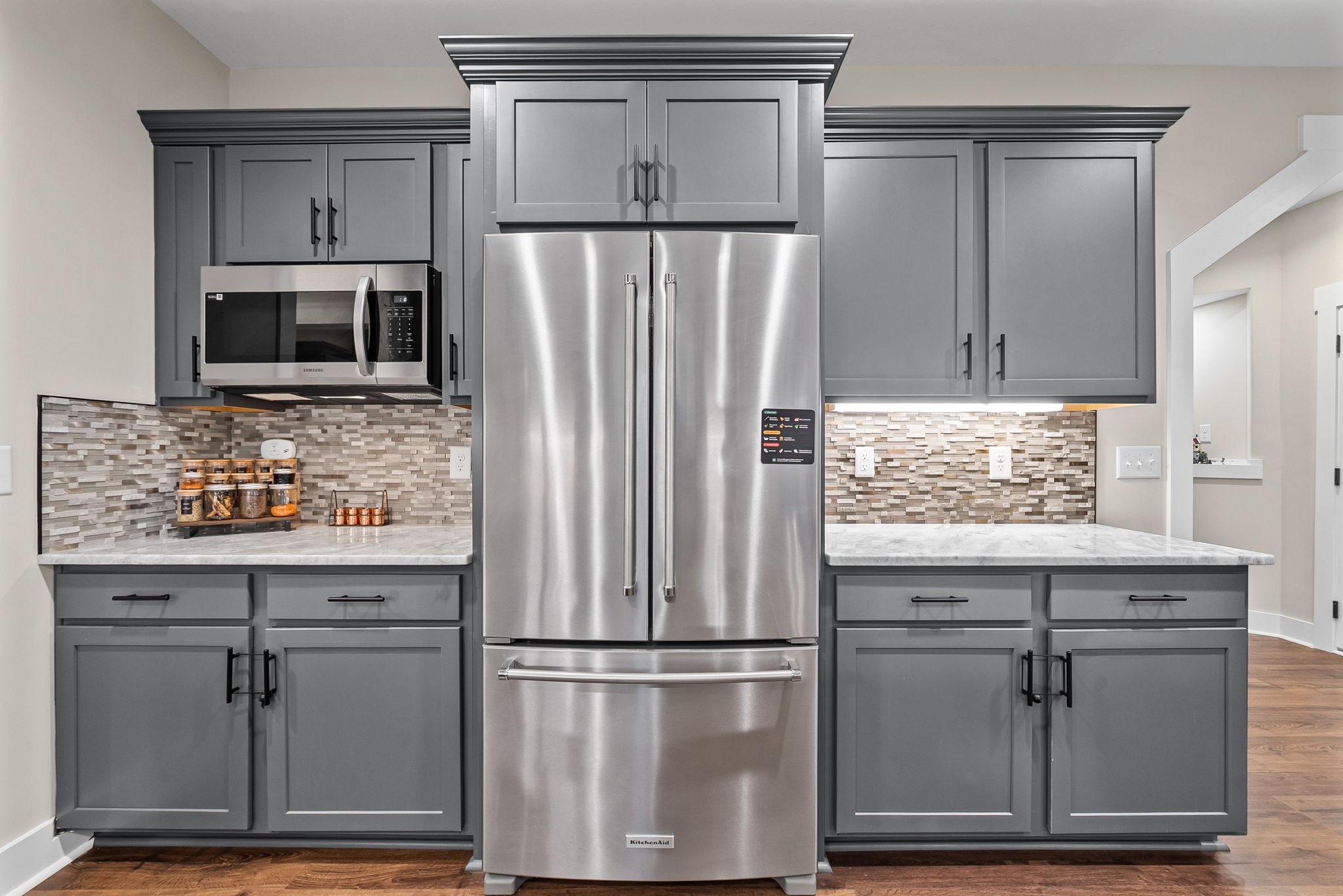 2854 Benton Ridge Road Palmyra, TN 37142 - Photo 17 of 64 a kitchen with appliances and cabinets