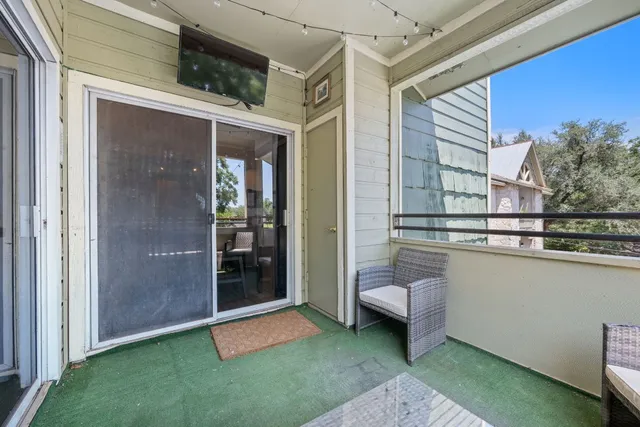 a view of a outdoor space with seating