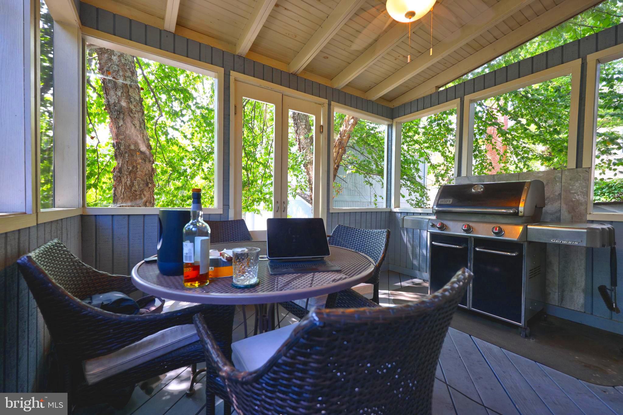 1410 Cedar Avenue McLean, VA 22101 - Photo 48 of 61 a view of a dining room with furniture window and outside view