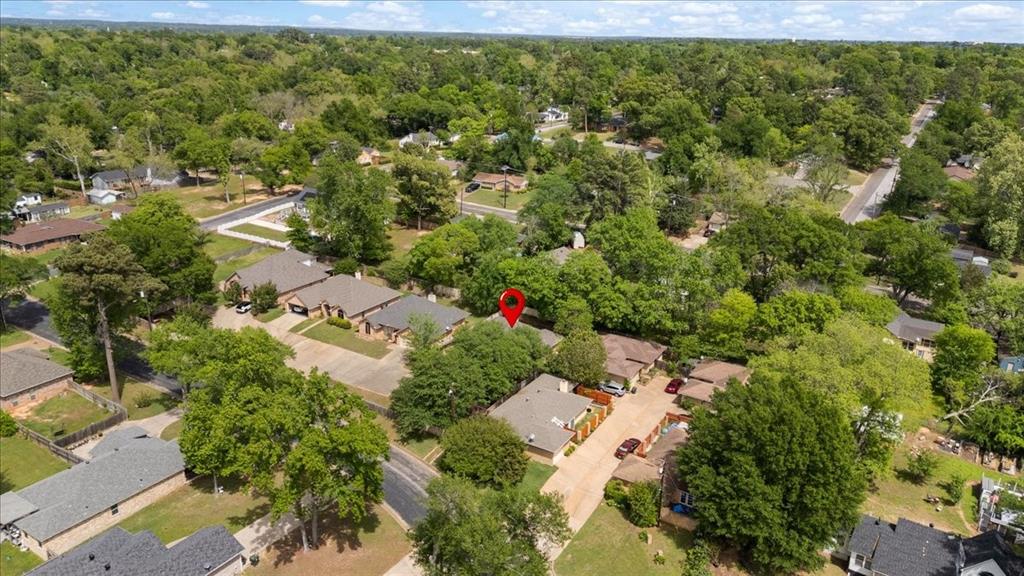 2824 Crestview Avenue Tyler, TX 75701 - Photo 38 of 39 an aerial view of residential houses with outdoor space and trees